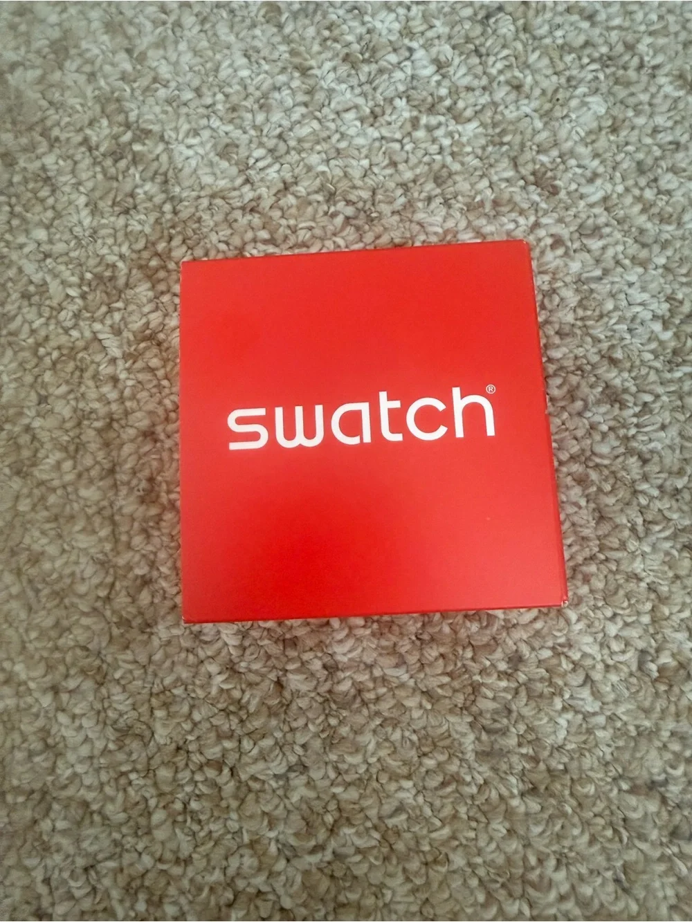 Swatch Mint Green Square Dial Watch